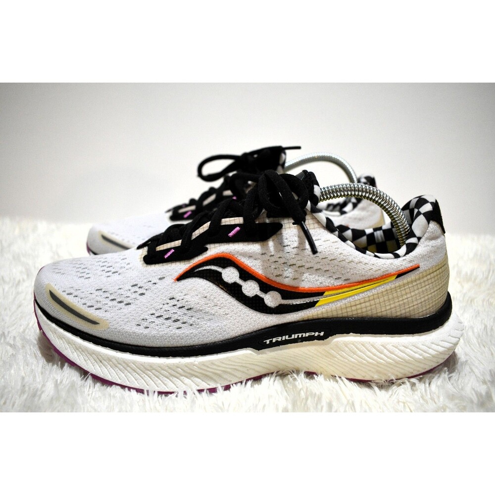 Saucony Women's Triumph 19 White Running Shoes Reverie S10678-40 Women's Size 11
